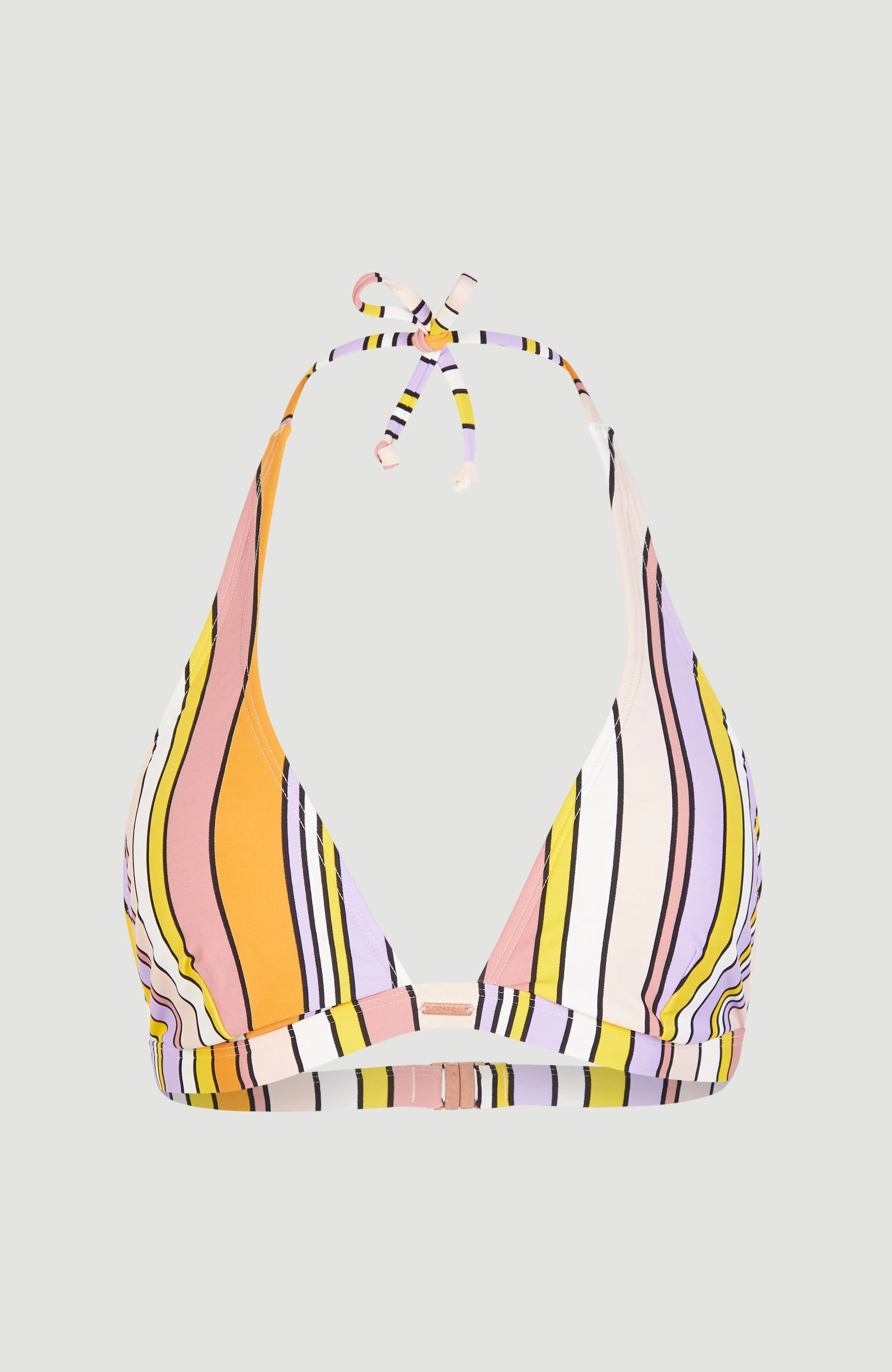 Marga Halter Bikini Top | Multi Stripe